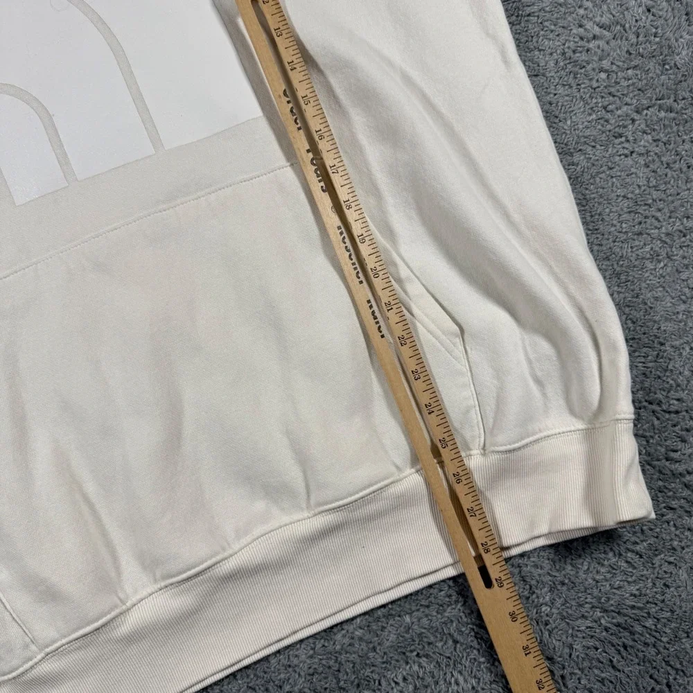 The North Face Cream Pullover‎ Hoodie Sweatshirt Graphic Mens Size XL